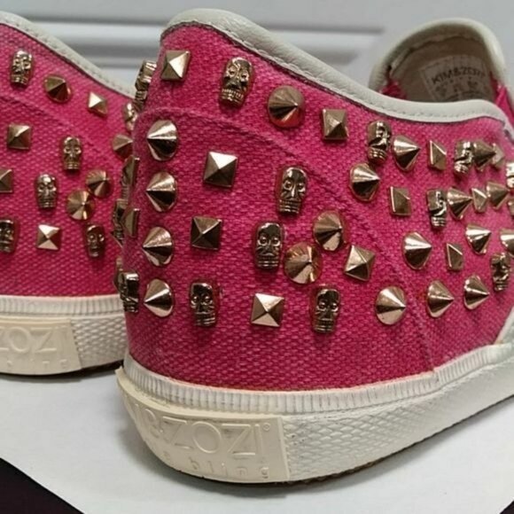 Kim & Zozi Hippi Bling Goho Twee Festival Studded  Slides 7 - Picture 3 of 10